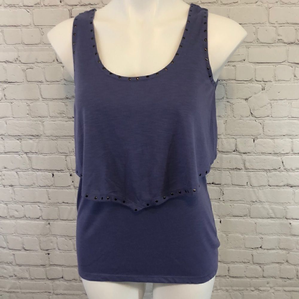 French Laundry sleeveless purple tank
